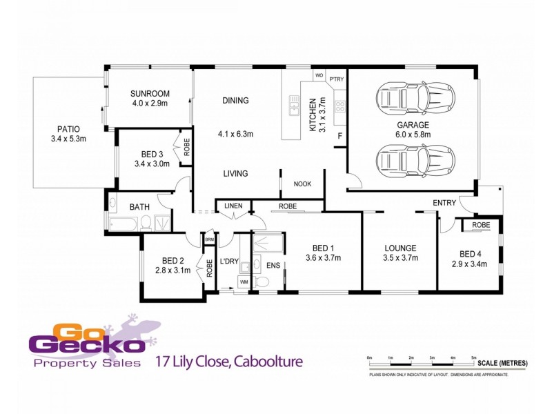 17 Lily Close, Caboolture QLD 4510 Floorplan
