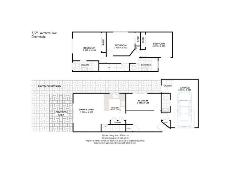 3/25 Western Avenue, Chermside QLD 4032 Floorplan