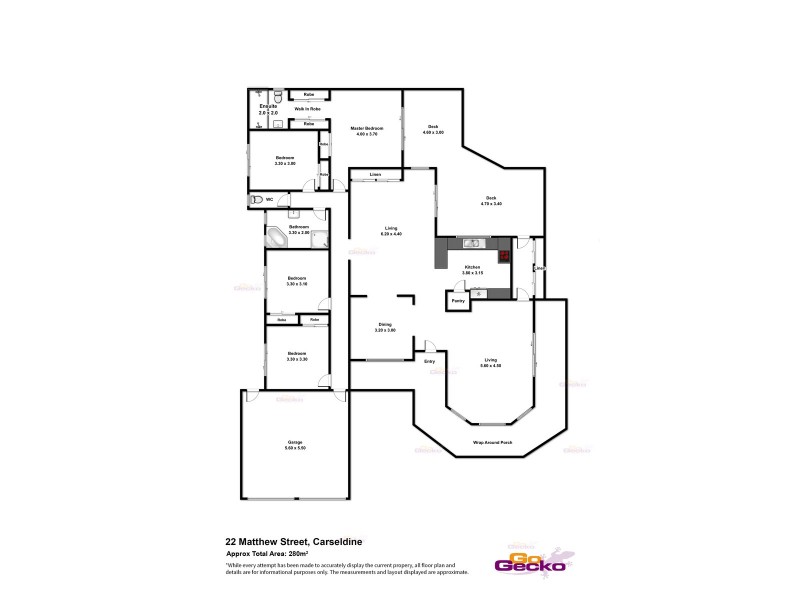 22 Matthew Street, Carseldine QLD 4034 Floorplan