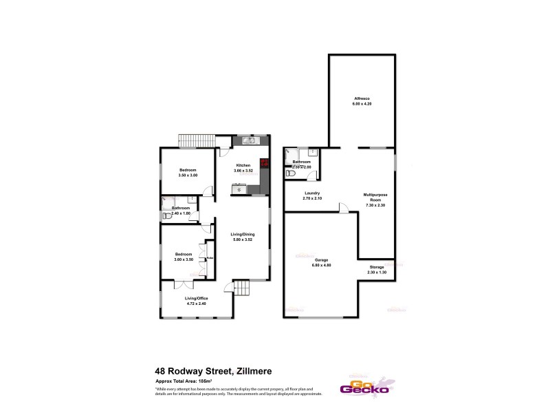 48 Rodway Street, Zillmere QLD 4034 Floorplan