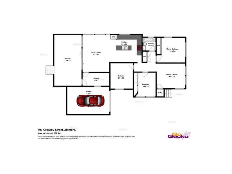 107 Crowley Street, Zillmere QLD 4034 Floorplan