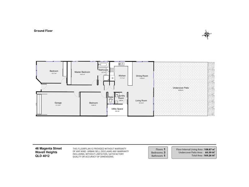 46 Magenta Street, Wavell Heights QLD 4012 Floorplan