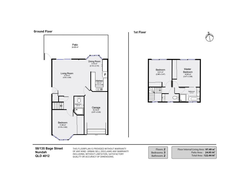 58/135 Bage Street, Nundah QLD 4012 Floorplan