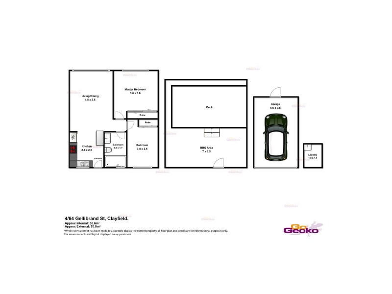 4/64 Gellibrand Street, Clayfield QLD 4011 Floorplan