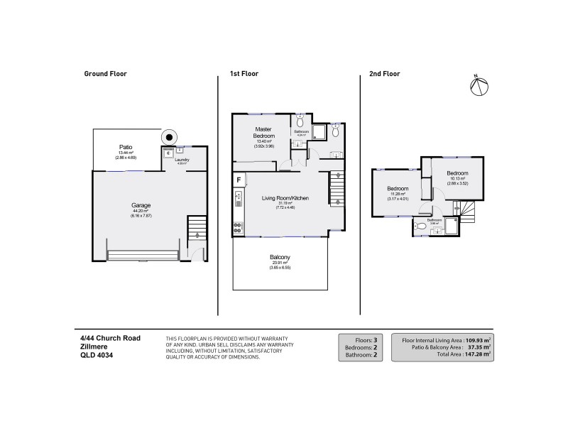 4/44 Church Road, Zillmere QLD 4034 Floorplan