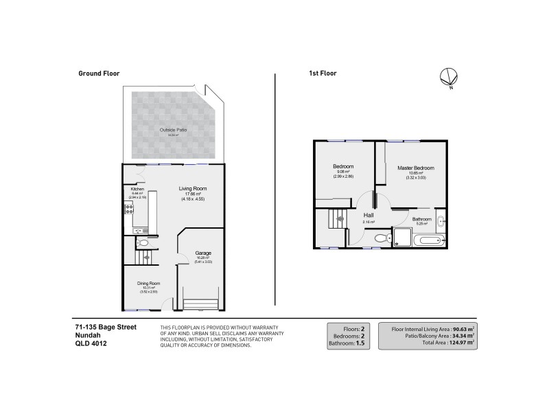 71/135 Bage Street, Nundah QLD 4012 Floorplan