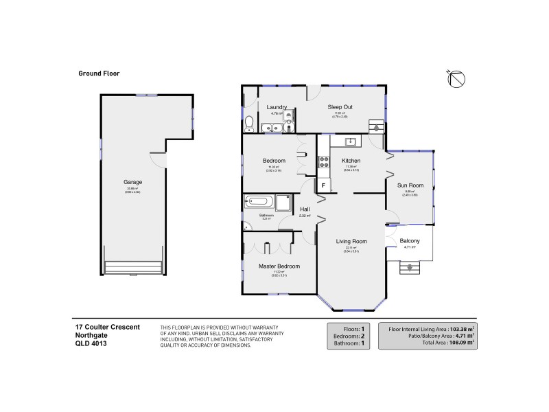 17 Coulter Crescent, Northgate QLD 4013 Floorplan