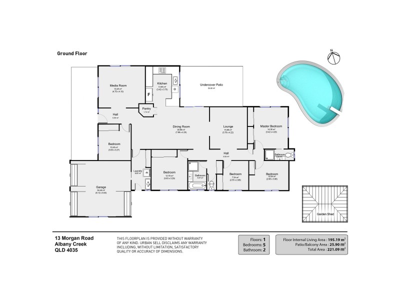 13 Morgan Road, Albany Creek QLD 4035 Floorplan