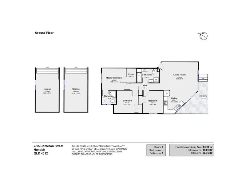 2/15 Cameron Street, Nundah QLD 4012 Floorplan