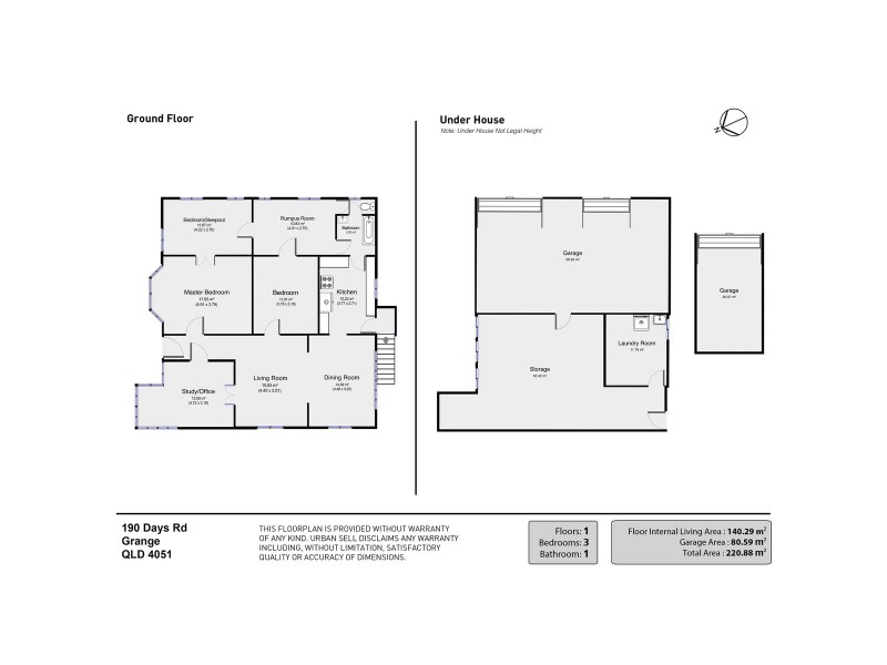 190 Days Road, Grange QLD 4051 Floorplan