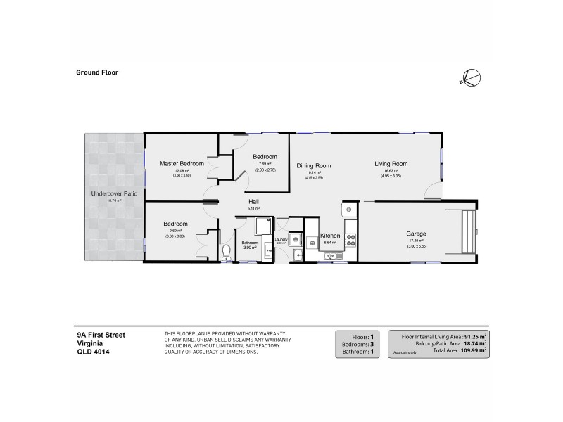 9A First Street, Virginia QLD 4014 Floorplan