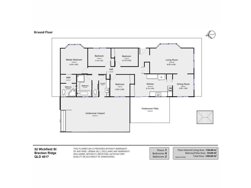 52 Wickfield Street, Bracken Ridge QLD 4017 Floorplan