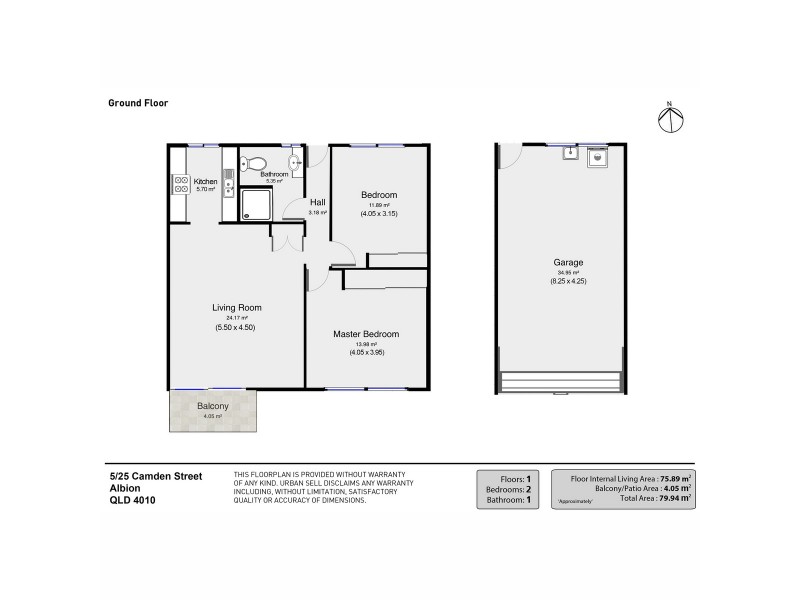 5/25 Camden Street, Albion QLD 4010 Floorplan