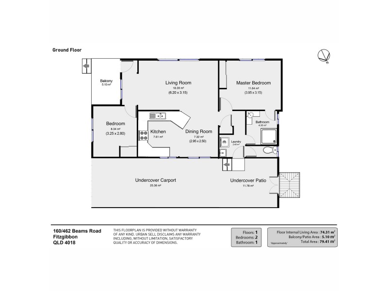 160/462 Beams Road, Fitzgibbon QLD 4018 Floorplan