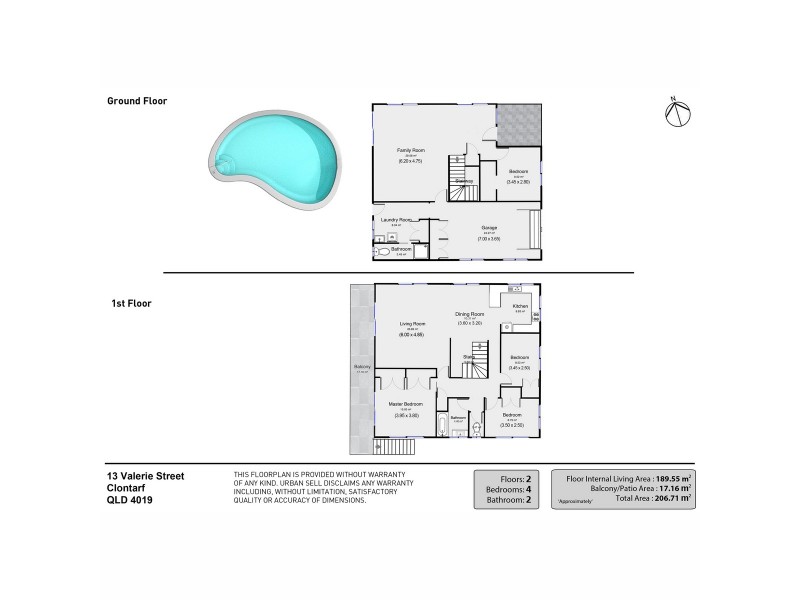 13 Valerie Street, Clontarf QLD 4019 Floorplan