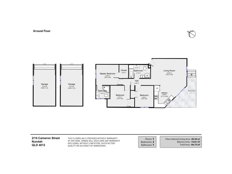 2/15 Cameron Street, Nundah QLD 4012 Floorplan