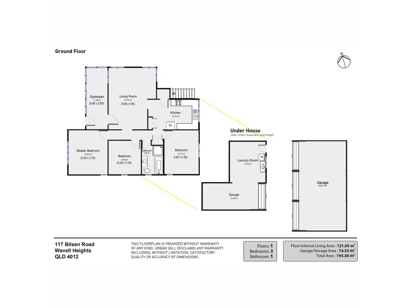 117 Bilsen Road, Wavell Heights QLD 4012 Floorplan