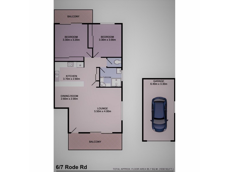 6/7 Rode Road, Wavell Heights QLD 4012 Floorplan