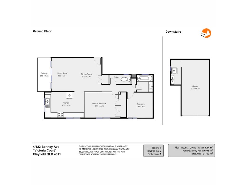 4/122 Bonney Avenue, Clayfield QLD 4011 Floorplan