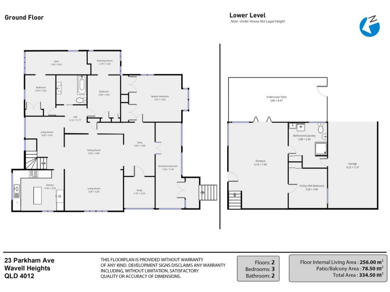 23 Parkham Avenue, Wavell Heights QLD 4012 Floorplan