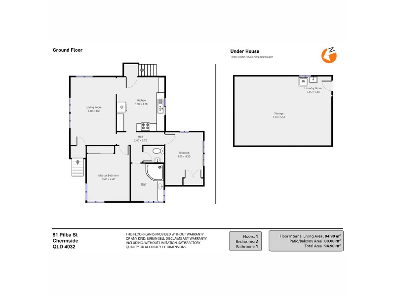 51 Pilba Street, Chermside QLD 4032 Floorplan