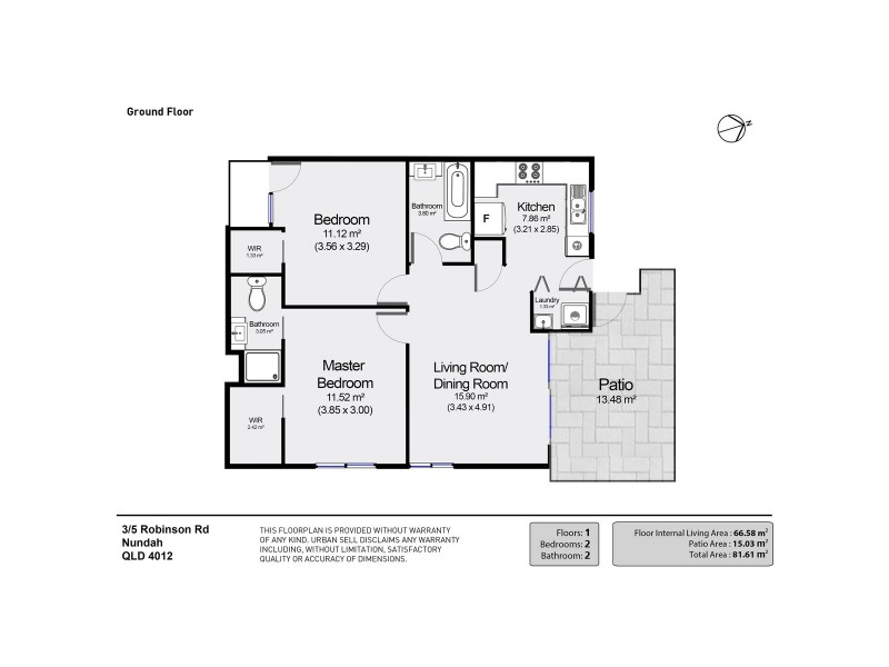 3/5 Robinson Road, Nundah QLD 4012 Floorplan