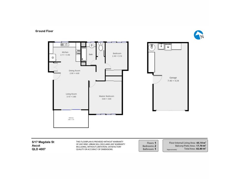 5/17 Magdala Street, Ascot QLD 4007 Floorplan