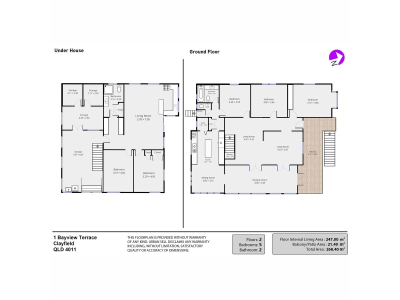 1 Bayview Terrace, Clayfield QLD 4011 Floorplan