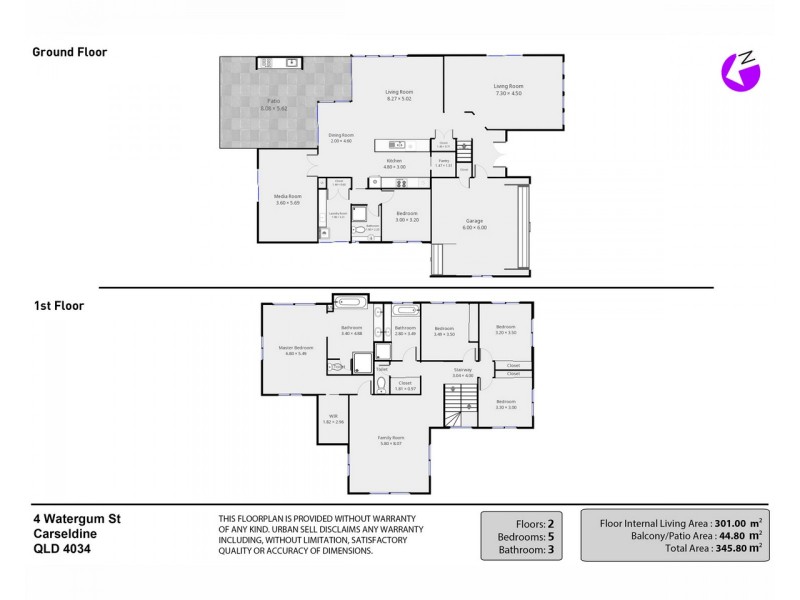 4 Watergum Street, Carseldine QLD 4034 Floorplan