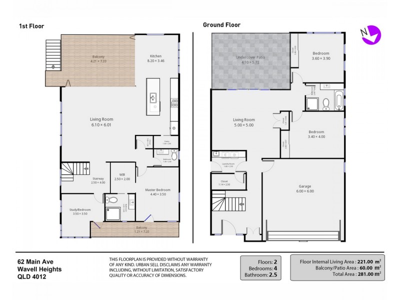 62 Main Avenue, Wavell Heights QLD 4012 Floorplan