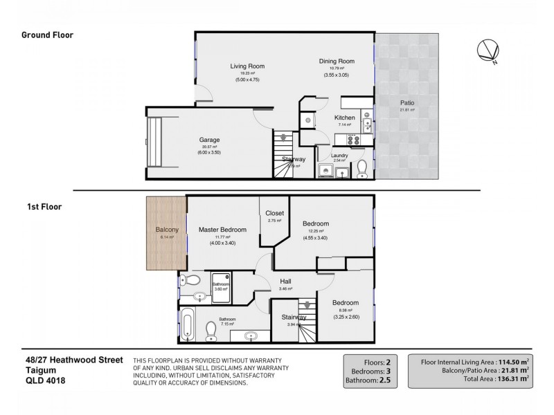 48/27 Heathwood Street, Taigum QLD 4018 Floorplan