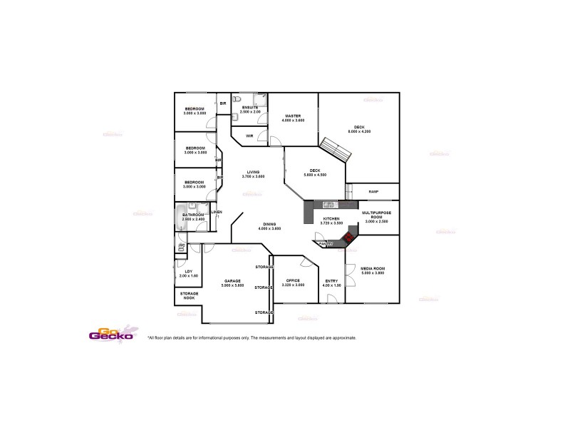 8 Bonsoir Ct, Eatons Hill QLD 4037 Floorplan