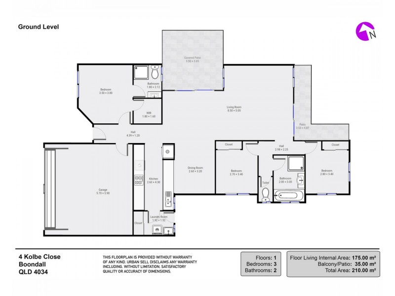 4 Kolbe Close, Boondall QLD 4034 Floorplan