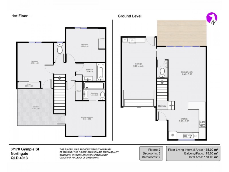 3/170 Gympie Street, Northgate QLD 4013 Floorplan