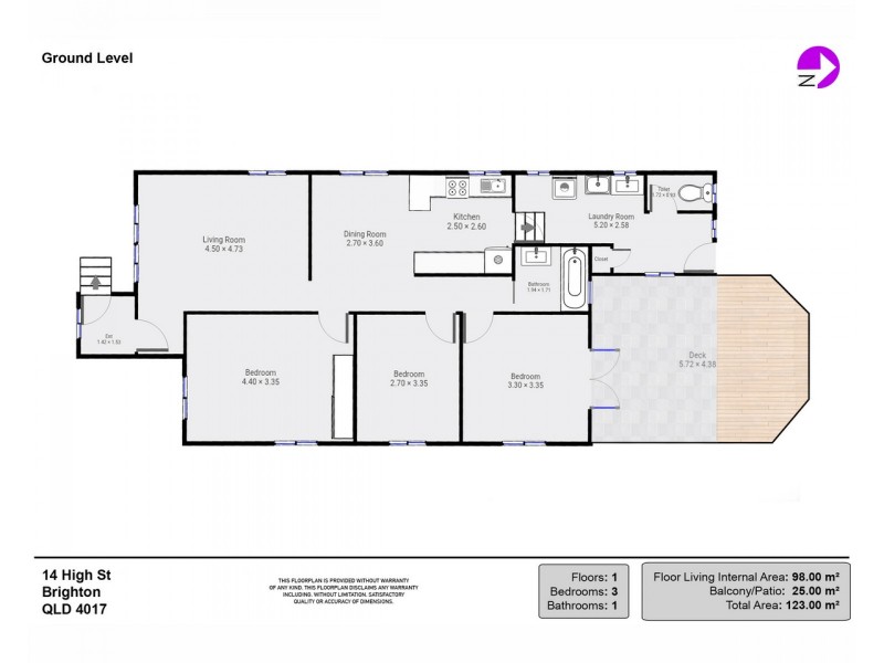 14 High Street, Brighton QLD 4017 Floorplan