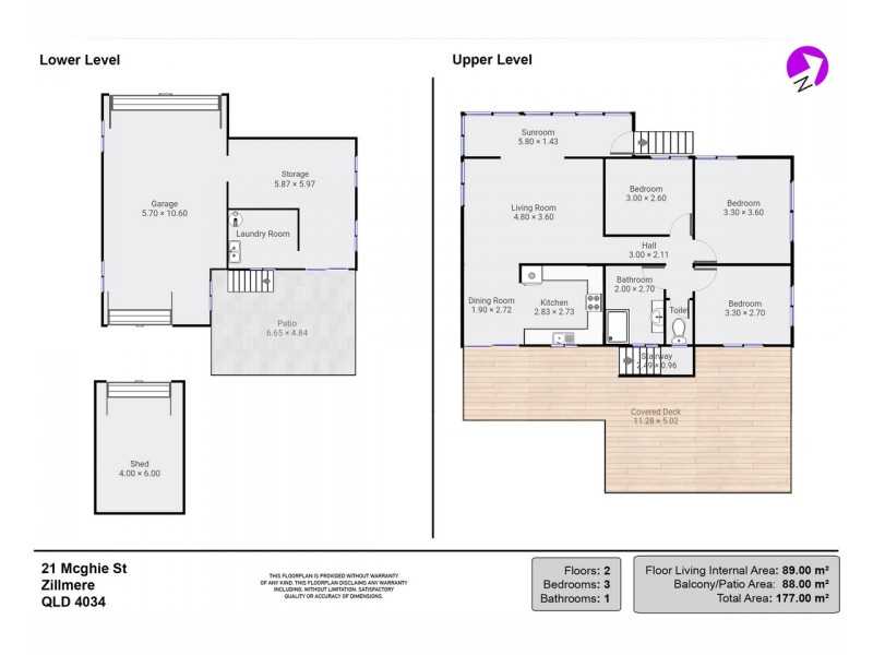 21 McGhie Street, Zillmere QLD 4034 Floorplan