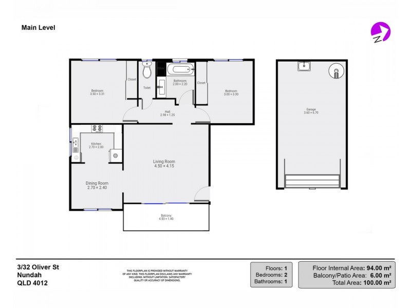 3/32 Oliver Street, Nundah QLD 4012 Floorplan