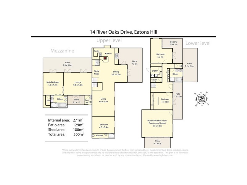 14 River Oaks Drive, Eatons Hill QLD 4037 Floorplan