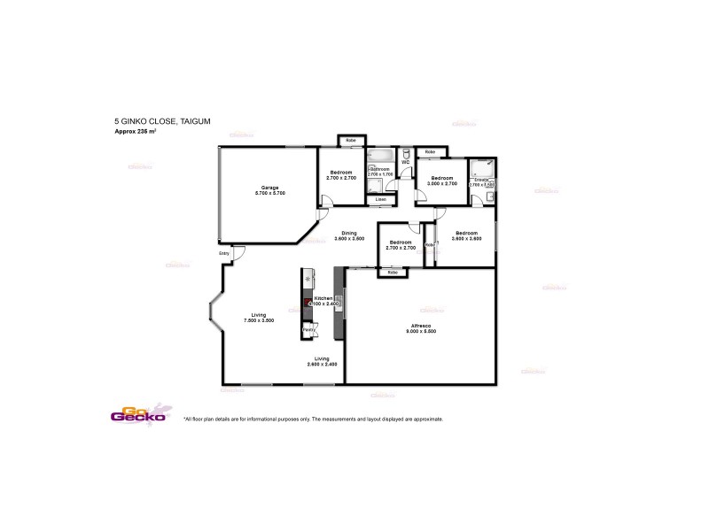 5 Ginkgo Close, Taigum QLD 4018 Floorplan