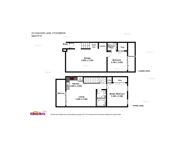 23 Cascade Lane, Fitzgibbon QLD 4018 Floorplan