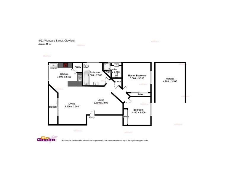 4/23 Wongara Street, Clayfield QLD 4011 Floorplan