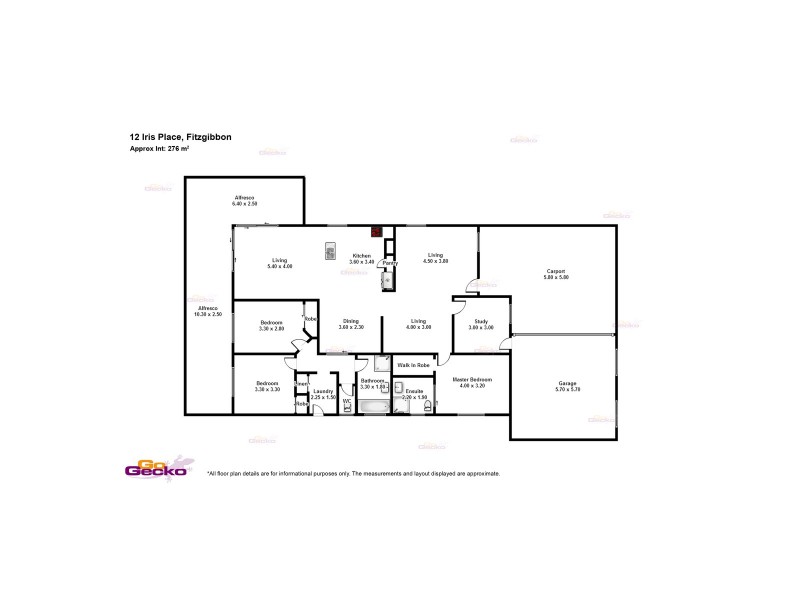 12 Iris Place, Fitzgibbon QLD 4018 Floorplan