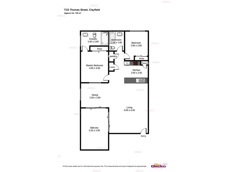 7/23 Thomas Street, Clayfield QLD 4011 Floorplan