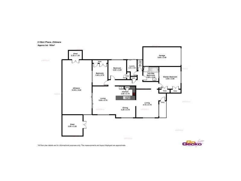 2 Obiri Place, Zillmere QLD 4034 Floorplan