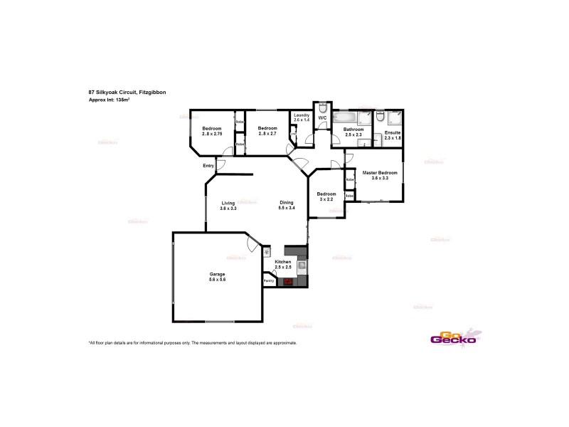 87 Silkyoak Circuit, Fitzgibbon QLD 4018 Floorplan