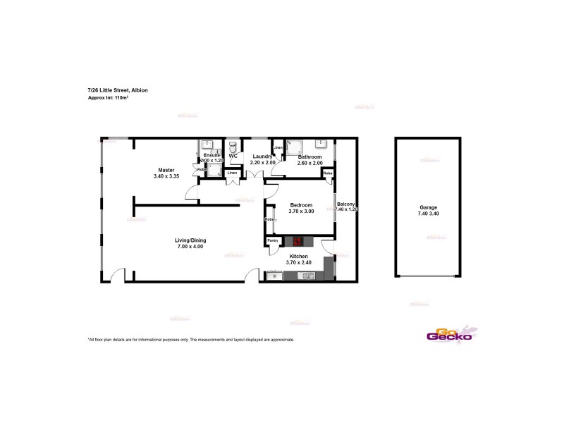 7/26 Little Street, Albion QLD 4010 Floorplan