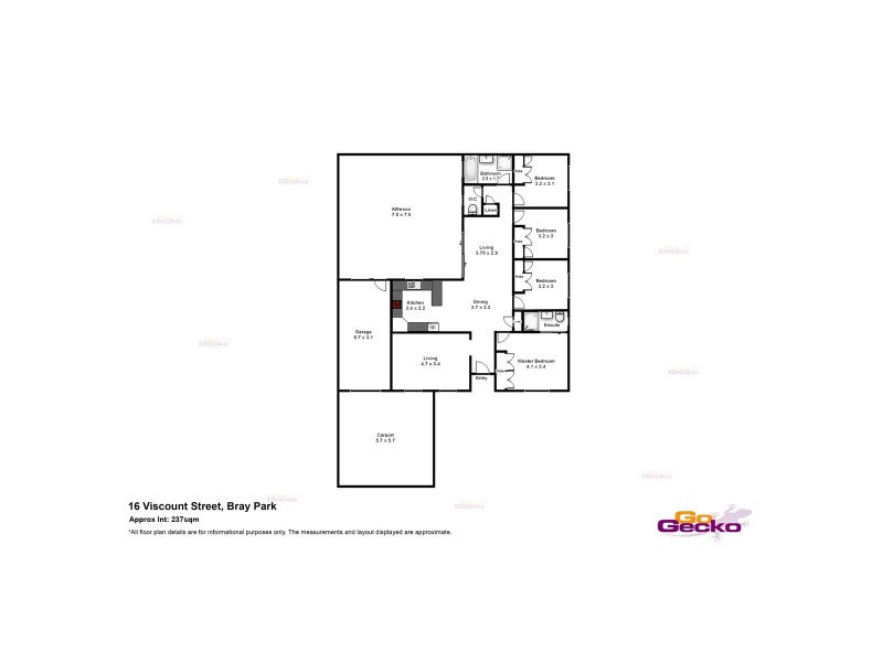 16 Viscount Street, Bray Park QLD 4500 Floorplan