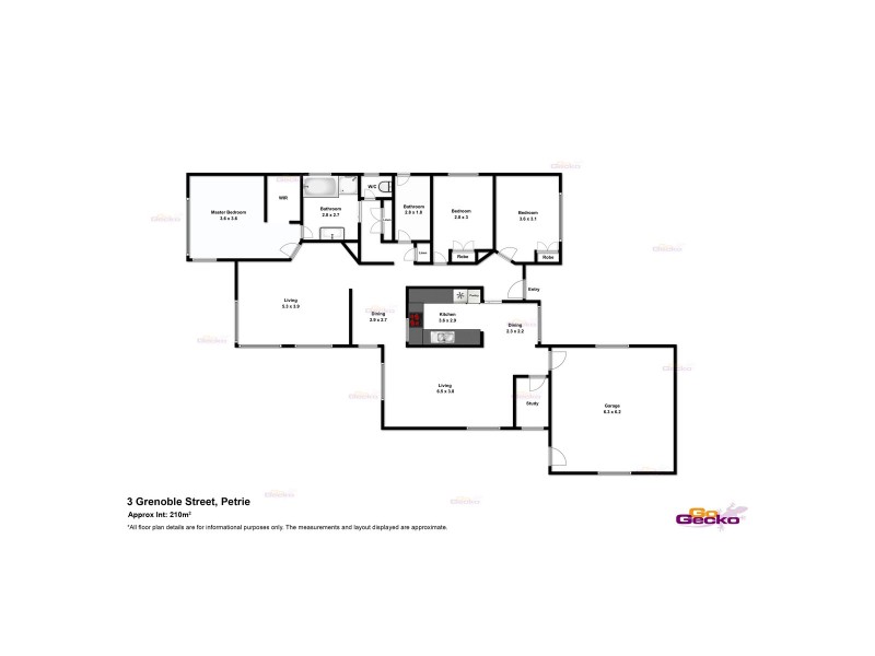 3 Grenoble Street, Petrie QLD 4502 Floorplan