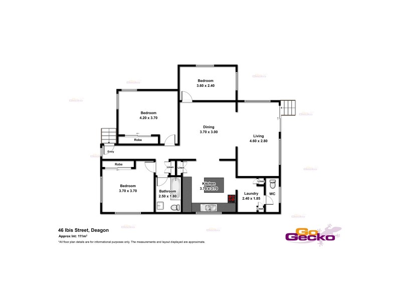 46 Ibis Avenue, Deagon QLD 4017 Floorplan