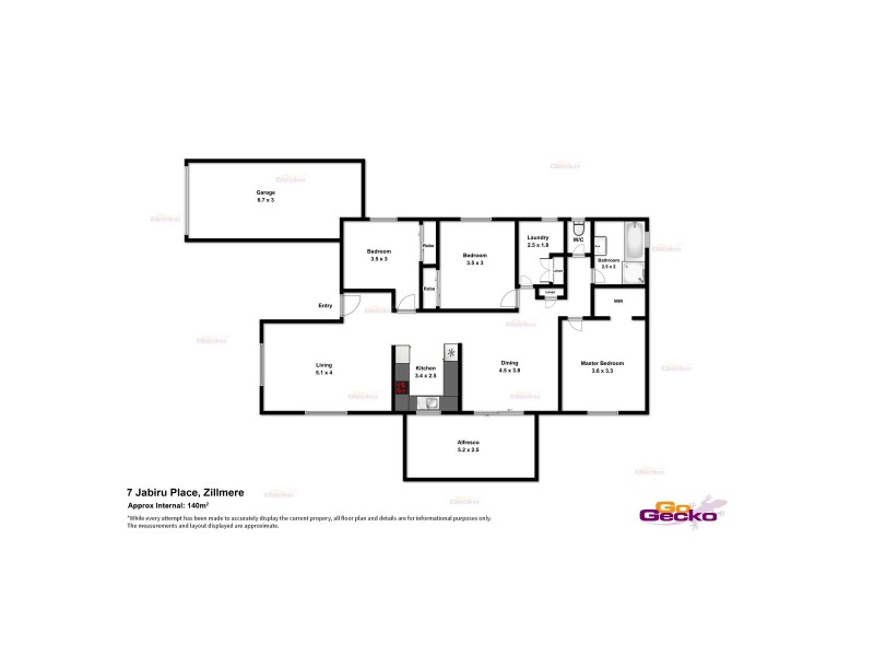 7 Jabiru Place, Zillmere QLD 4034 Floorplan